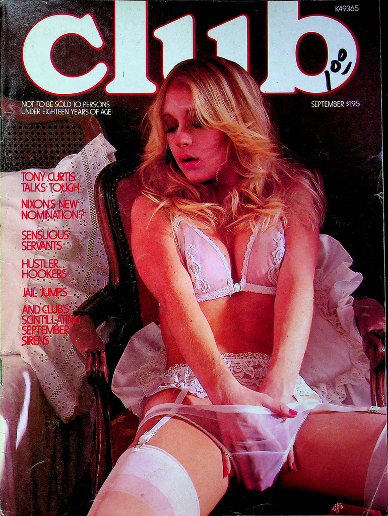 Club Magazine Tony Curtis & Nina & Karen September 1977 050823RP