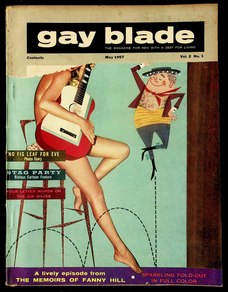 Gay Blade Adult Magazine V2, #1 May 1957 No Fig Leaf For Eve 091126HRP2-43