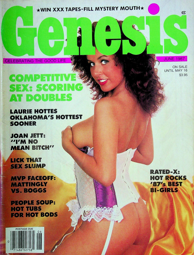 Genesis Magazine Ft. Joan Jett & Laurie Hottes June 1987 022425RP