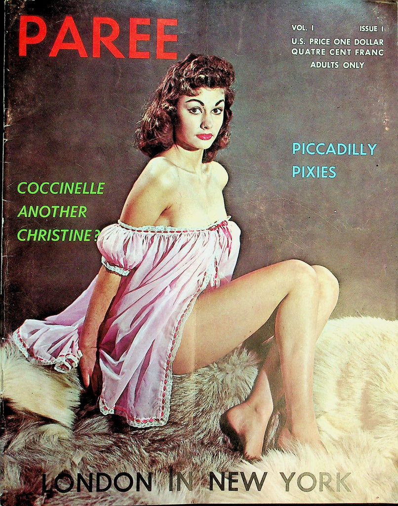 Paree Magazine  Piccadilly Pixies / London In New York / Saucy Suzanne  vol.1 #1  1960's   032126lmp