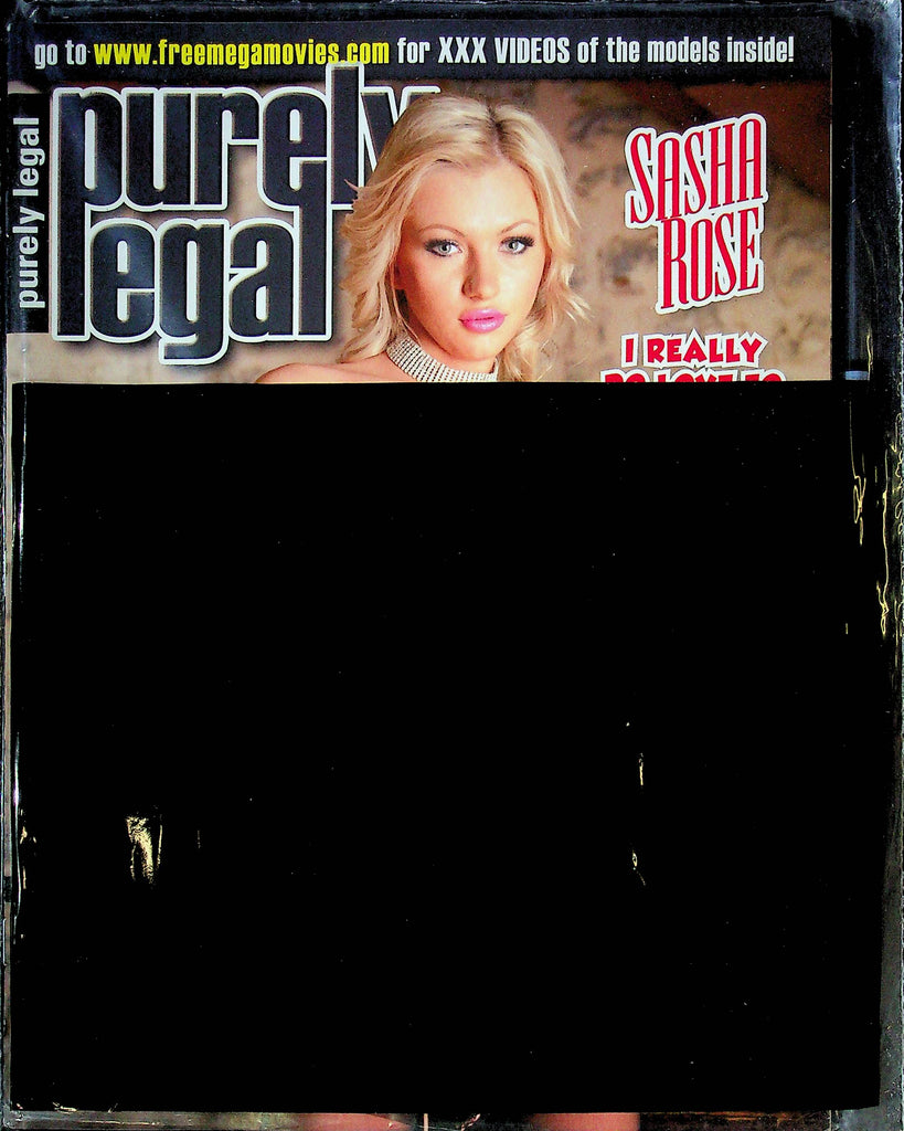 Purely Legal Men's Magazine Sasha Rose SEALED #38 W/DVD 080524RP