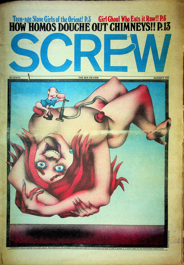 Screw Men's Newspaper Oriental Teens No.200 January 1 1973 061124OSRP