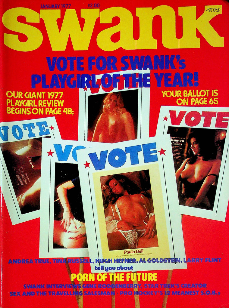 Swank Magazine Playgirl Of The Year January 1977 111523RP