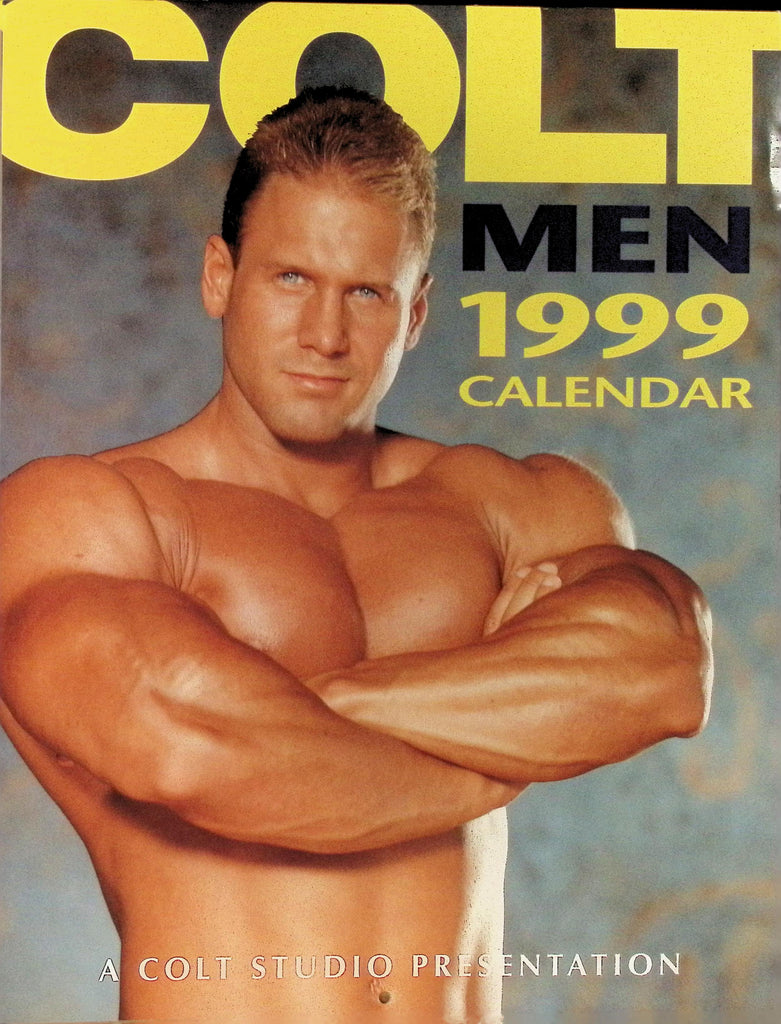 Colt Studio Colt Men 1999 Wall Calendar Gay Man BIG Hunky Buff Men 041326AMP2