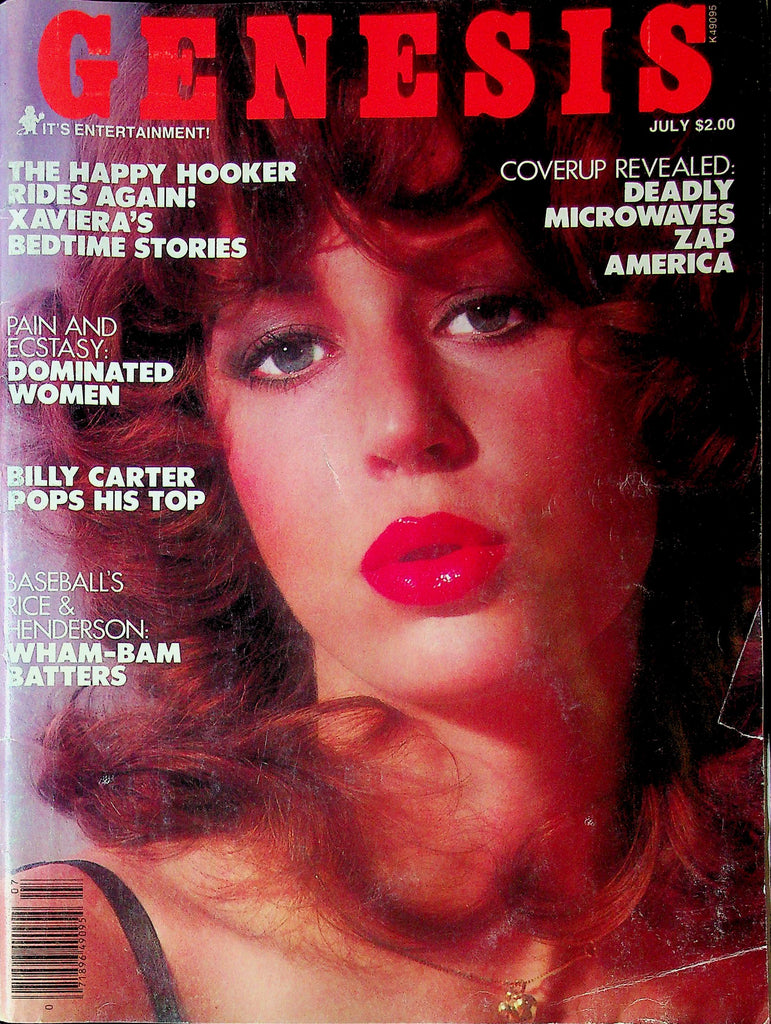Genesis Magazine Ft. Billy Carter & Xaviera July 1978 042925RP