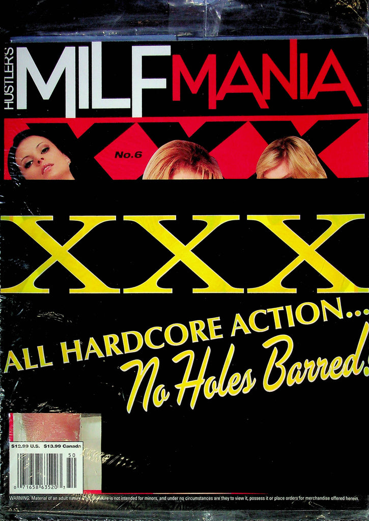 Hustler's Milf Mania Magazine No.6 SEALED 093024RP2