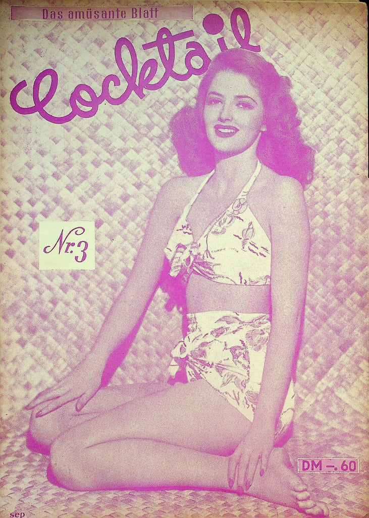Cocktail Vintage German International Magazine  #3 September 1950's  070226lmp-GSC