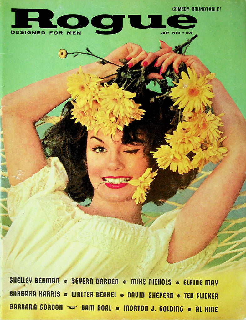 Rogue Magazine Ft. Shelley Berman & Severn Darden July 1962 091725RP-
