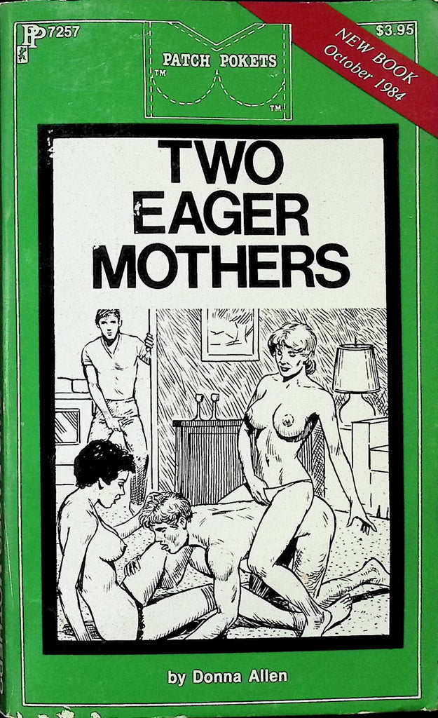 Two Eager Mothers by Donna Allen PP7257 October 1984 Patch Pokets Book Adult Paperback Novel-091224AMP