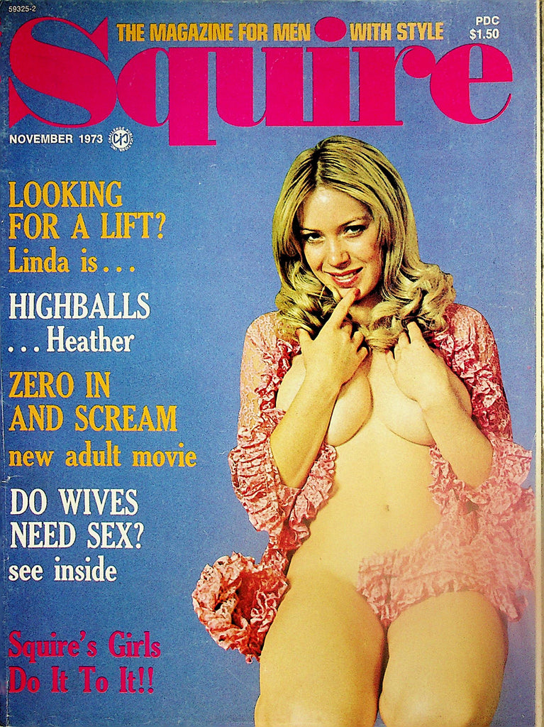 Squire Magazine  Looking For A Lift? Linda is...   November 1973    041124lm-p
