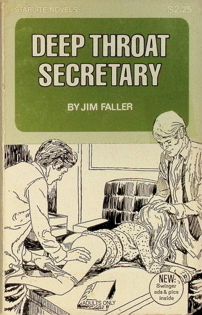 Deep Throat Secretary by Jim Faller Starlite Novels 1977 Star Dist Adult Paperback Novel 090325AMP
