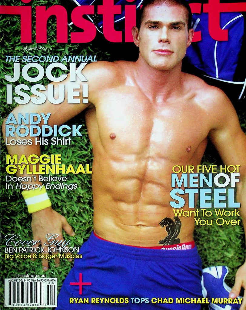 Instinct Gay Interests Magazine Andy Roddick & Ben Patrick Johnson August 2005 072524RP