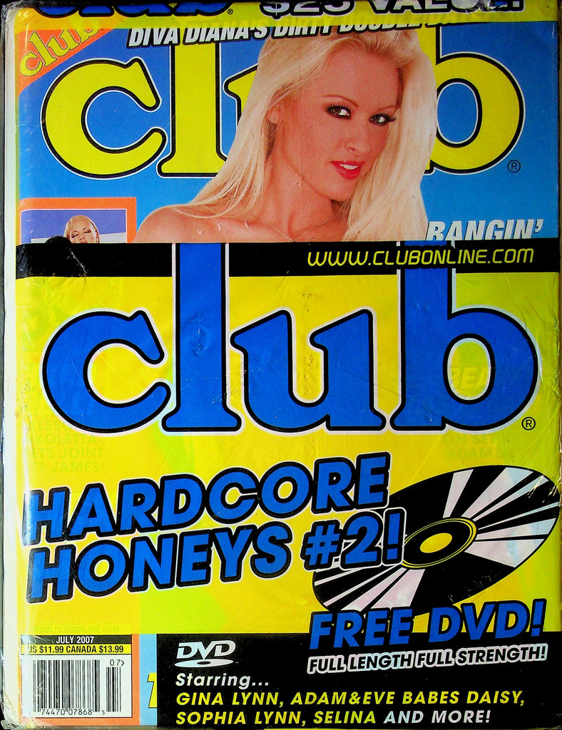 Club Magazine Ft. J. Linn & Nikoletta July 2007 W/DVD 081225RP2-