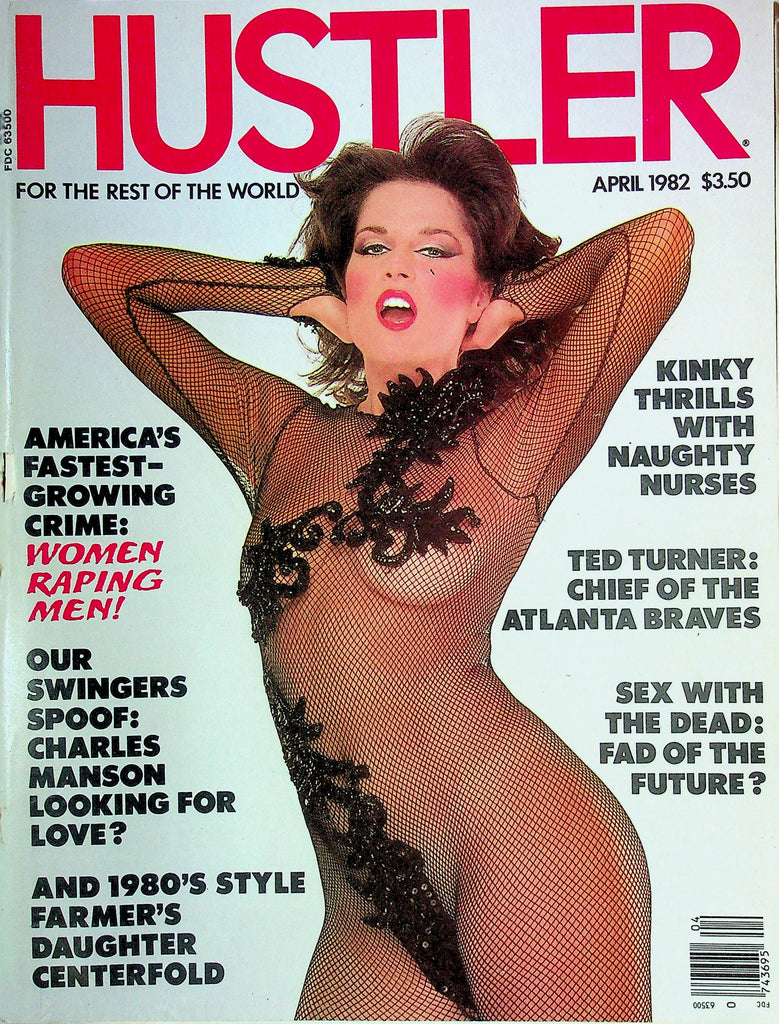 Hustler Magazine Ft. Ted Turner & Farmer's Daughter April 1982 021225RP