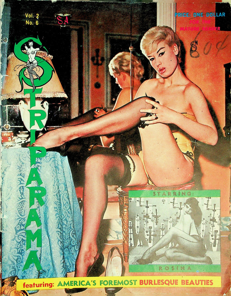 Striparama Magazine   Centerfold Girl Rosina / Burlesque Beauties  vol.2 #6  012126lmp