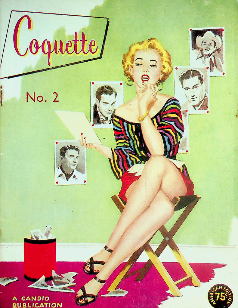 Coquette Magazine Book   Wendy In Action / Beautiful Agent  #2  1960's    040926lmp