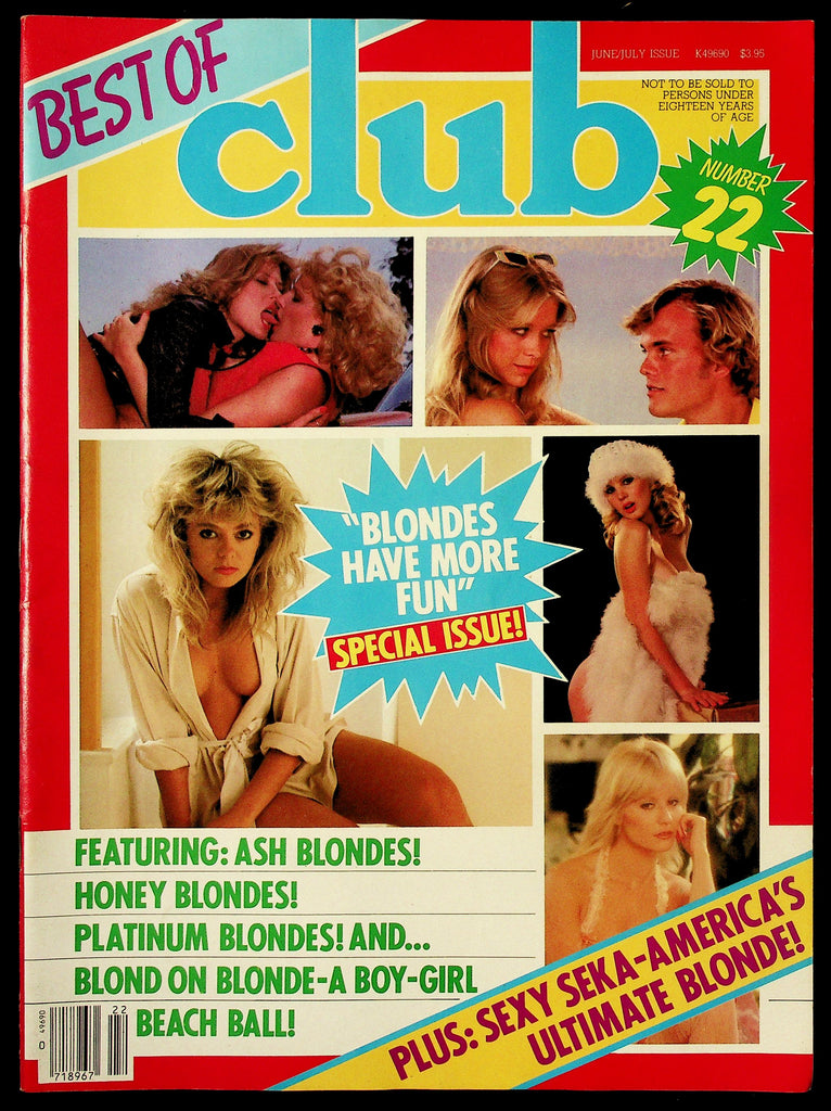 Best Of Club Magazine #22 1982 Blondes Have More Fun 091826HRP-19