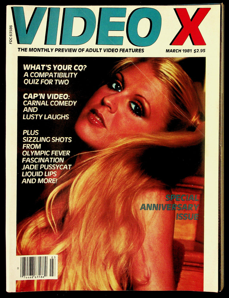 Video X Adult Magazine V13 March 1981 Jade Pussycat & More 081726hrp-77