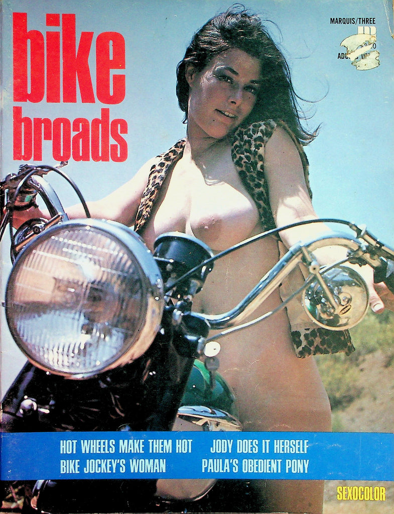 Bike Broads Magazine  Hot Wheels Make Them Hot / Bike Jockey's Woman  #3 1972      052126lmp-GSC