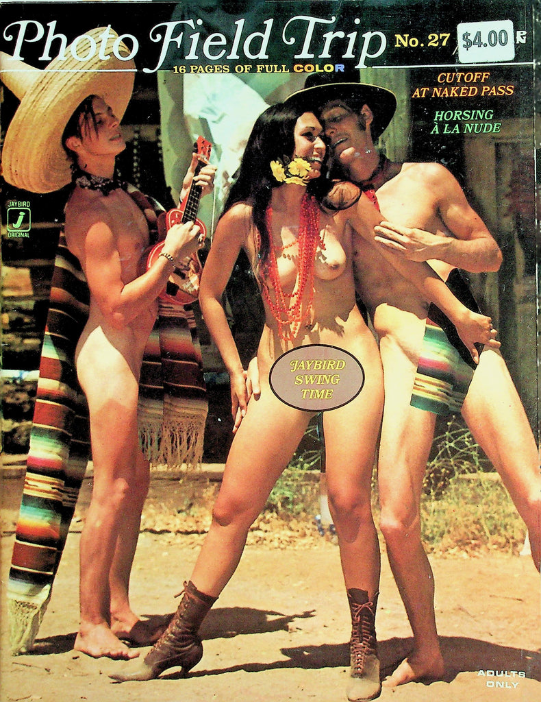 Photo Field Trip Nudist Magazine  Horsing A La Nude / Swing Time #27 1969    071726lmp-GSC