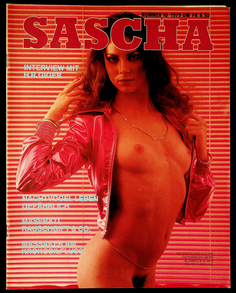 Sascha Adult Magazine #10 1979 Interview With H.R Geiger 091726HRP-45