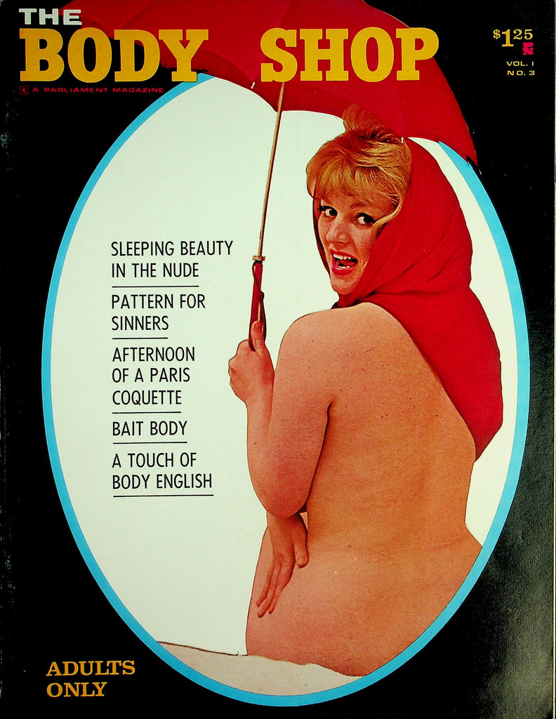 The Body Shop Magazine  Sleeping Beauty In The Nude / A Touch Of Body English  vol.1 #3 1963  Parliament   073026lmp-GSC