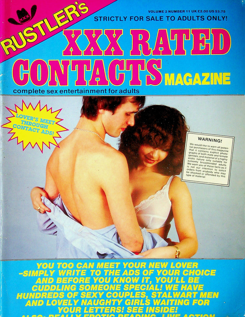 Rustler's XXX Rated Contacts Magazine Vol.2 No.11 101525RP-