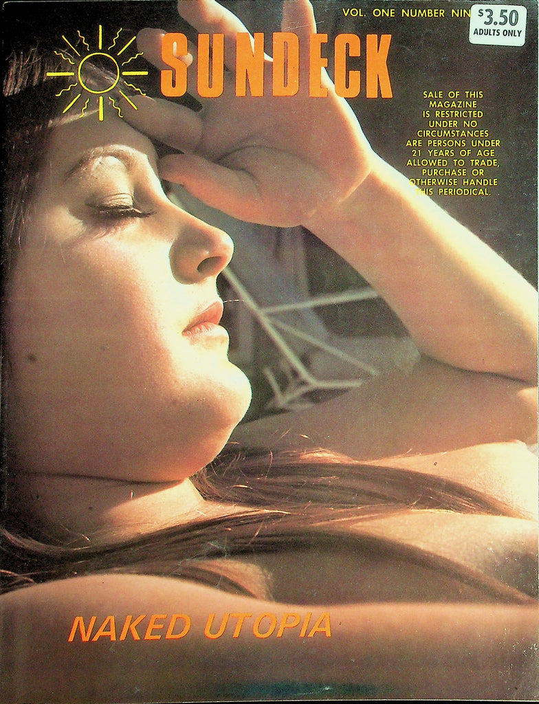 Sundeck Nudist Magazine  Naked Utopia - Take Your Clothes Off and Live vol.1 #9 1960's    070326lmp-GSC