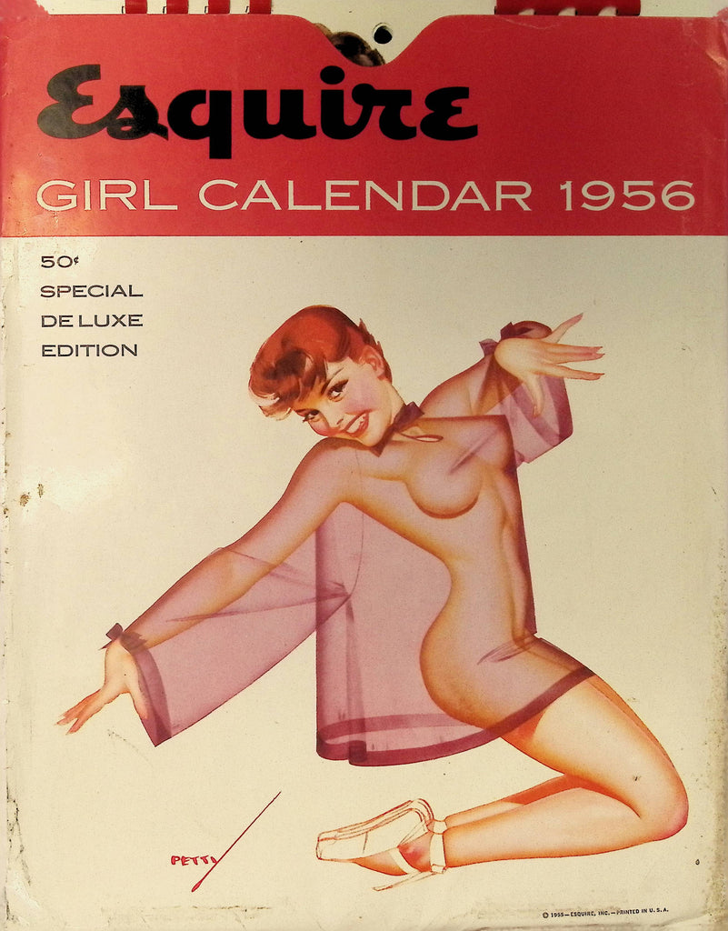 Esquire Girl 1956 Calendar Special Deluxe Edition Pin-up Girl Art 8x11" 081325AMCAL