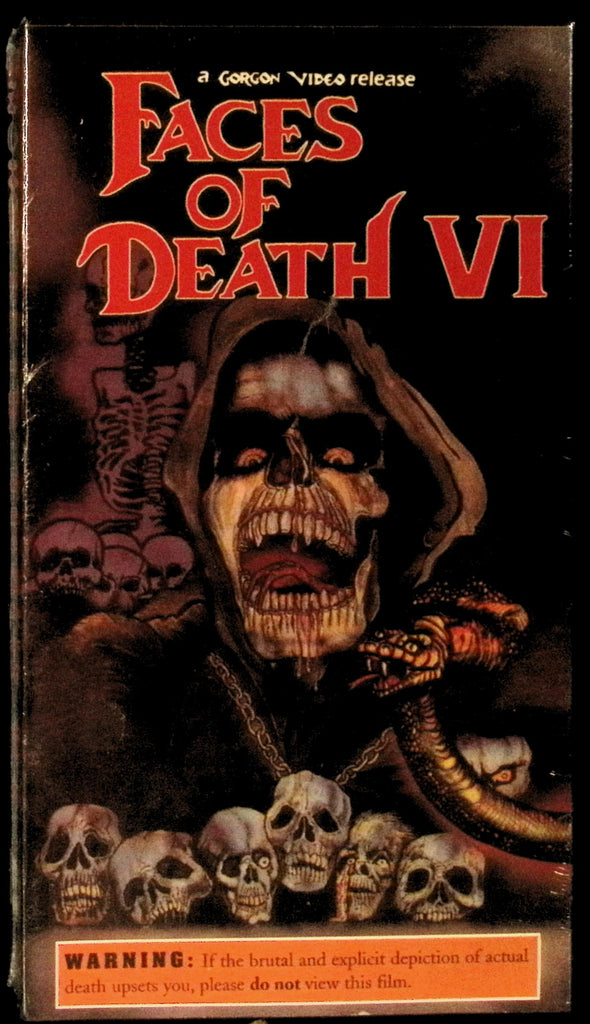 Faces of Death VI (6) VHS GV117 1996 Alan Black Gordon Video COLOR 90mins 071626AMVHS