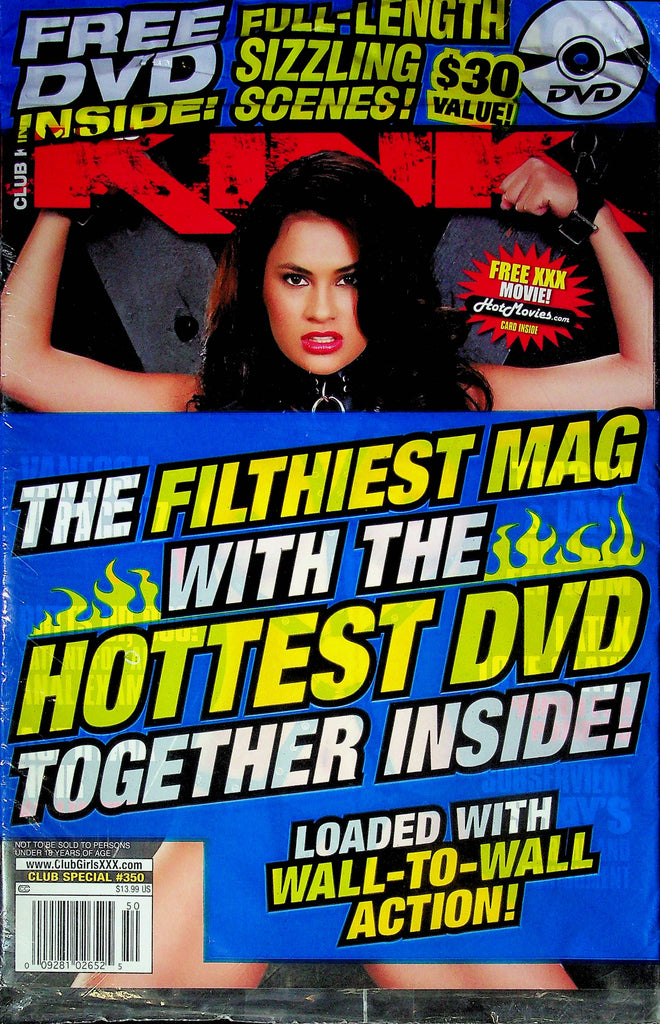 Club Kink Magazine Special #350 SEALED W/DVD 122723RP2