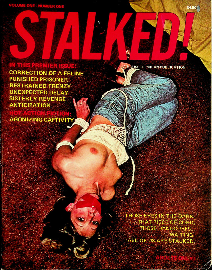 Stalked! Bondage Magazine  Premier Issue!   Restrained Frenzy vol.1 #1  1977 by HOM    090426lmp-GSC
