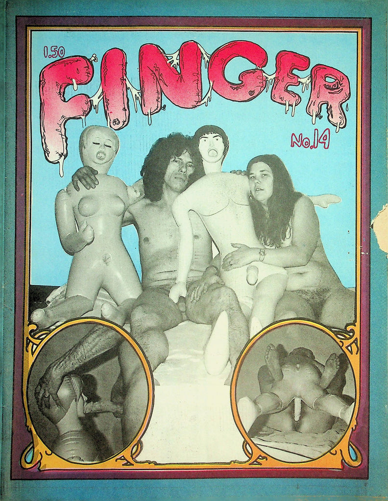 Finger Newspaper Magazine  A Treasury Of Wonderful Filth  #14  1970's   072226lmp-GSC