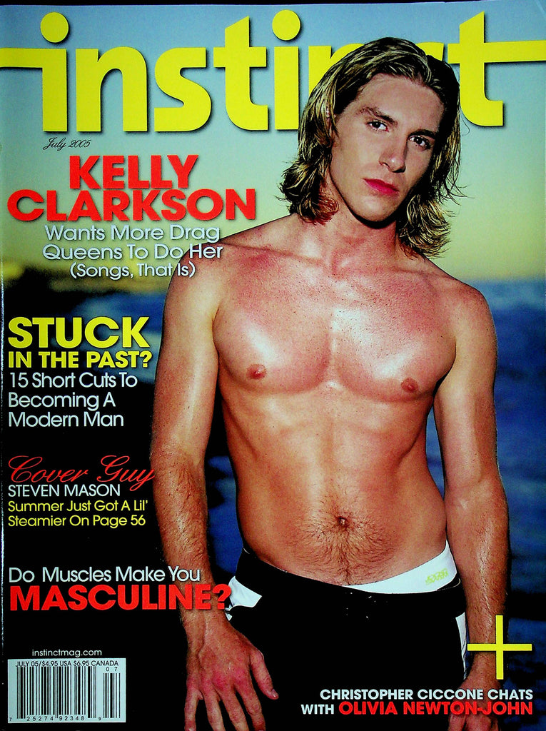 Instinct Gay Interests Magazine Steven Mason & Olivia Newton John July 2005 072524RP