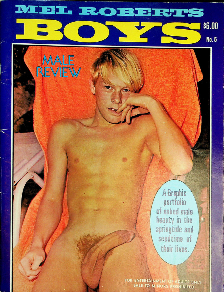 Mel Roberts Boys 18+ Gay Magazine Cover Guy Sean Patrick  #5 1960's-70's    071326lmp-GSC