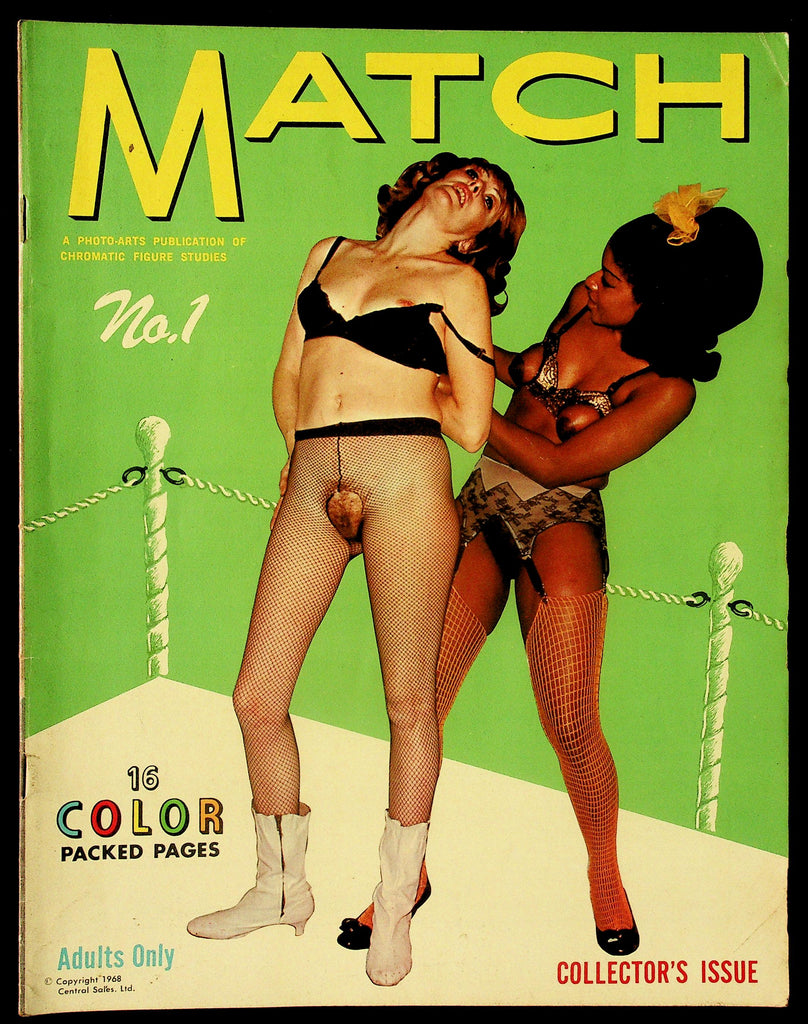 Match Lesbian Full Color Pictorial 1968 Adult Magazine 082426hrp-22