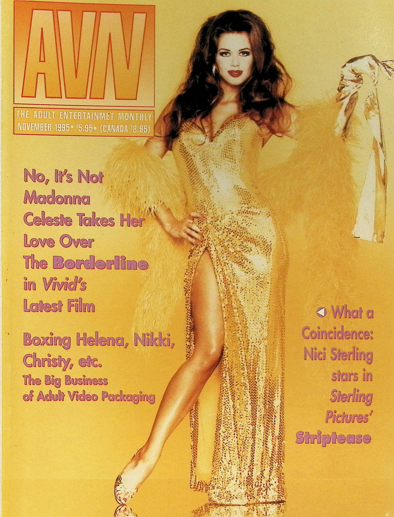AVN Adult Video News Magazine Monthly November 1995 Nici Sterling Helena Nikki Celeste 102025AMP