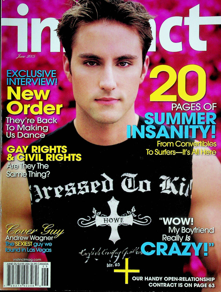 Instinct Gay Interests Magazine Andrew Wagner June 2005 072524RP