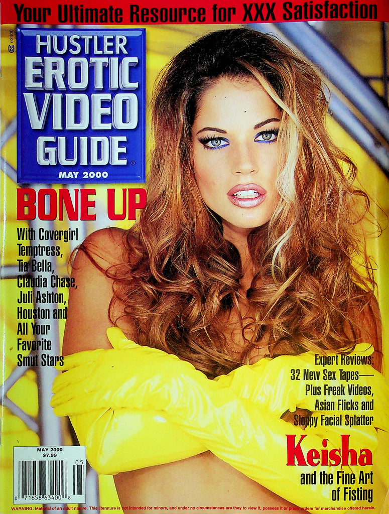 Hustler Erotic Video Guide Magazine Temptress & Tia Bella May 2000 103024RP2