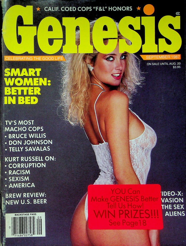 Genesis Magazine Ft. Mandy & Shanna September 1987 022425RP
