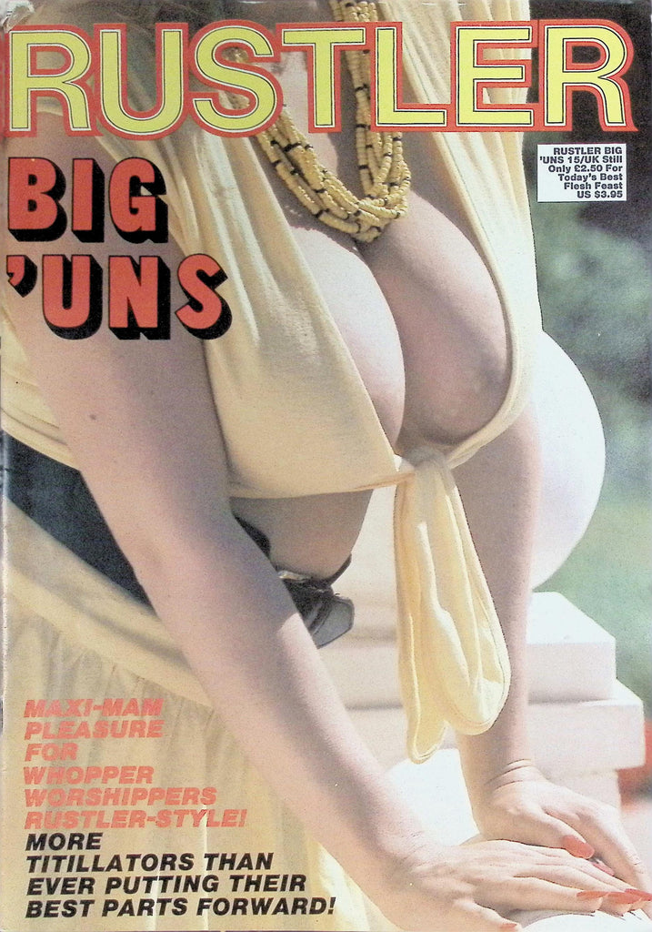 Rustler Big 'Uns Magazine 1980s Pleasure for Whopper Worskhippers   091426LLP