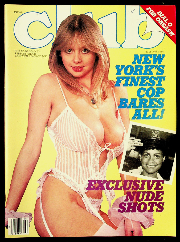 Club Adult Magazine July 1985 V11, #6 Dial O For Orgasm 091826HRP-18