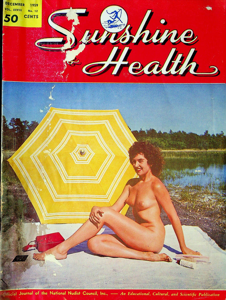 Sunshine & Health Magazine National Nudist Council News December 1959 101425RP-