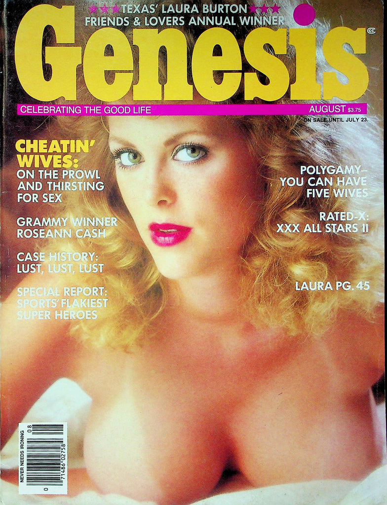 Genesis Magazine Ft. Roseanne Cash & Krista Lane August 1986 022525RP