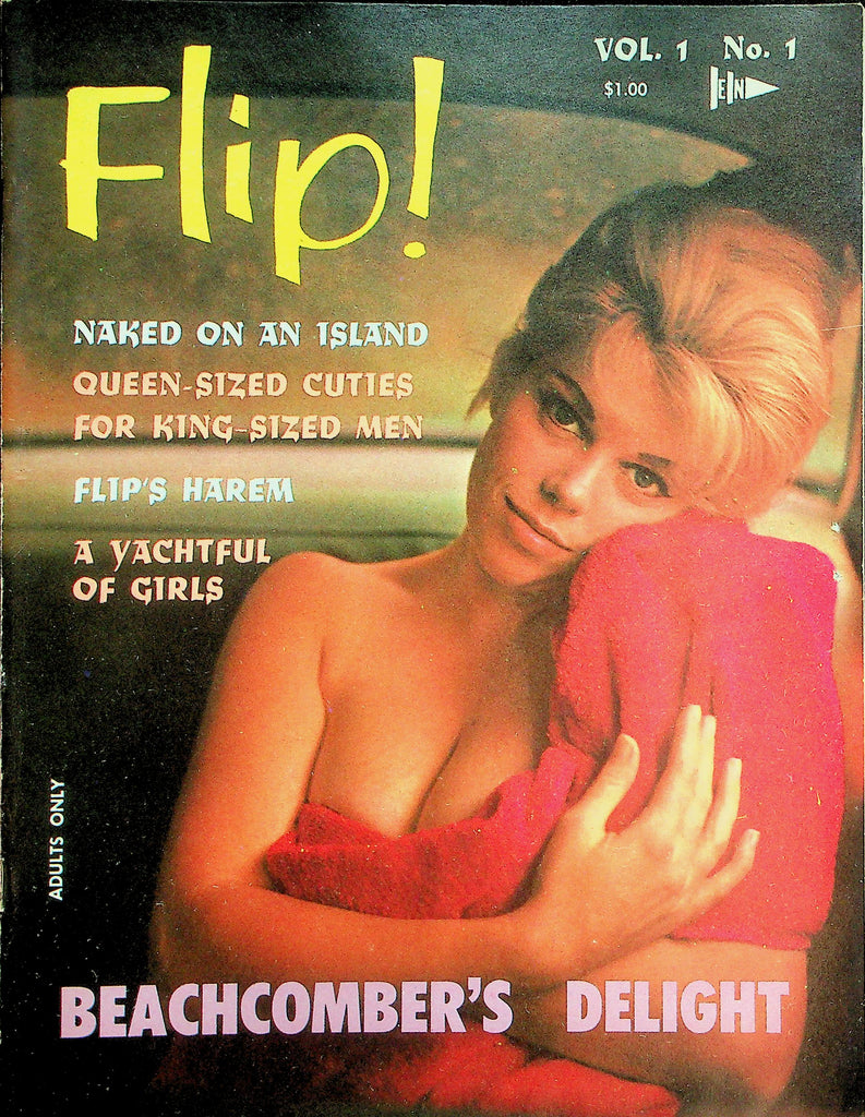 Flip! Magazine  Naked On An Island / Flip's Harem  vol.1 #1  1961  091926lmp-GSC