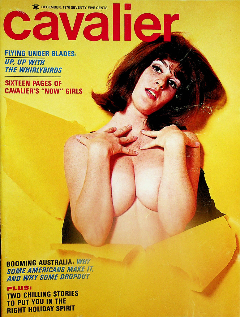 Cavalier Busty Magazine  Centerfold Girl Aleta / Roberta Pedon  December 1970   040725lm-p