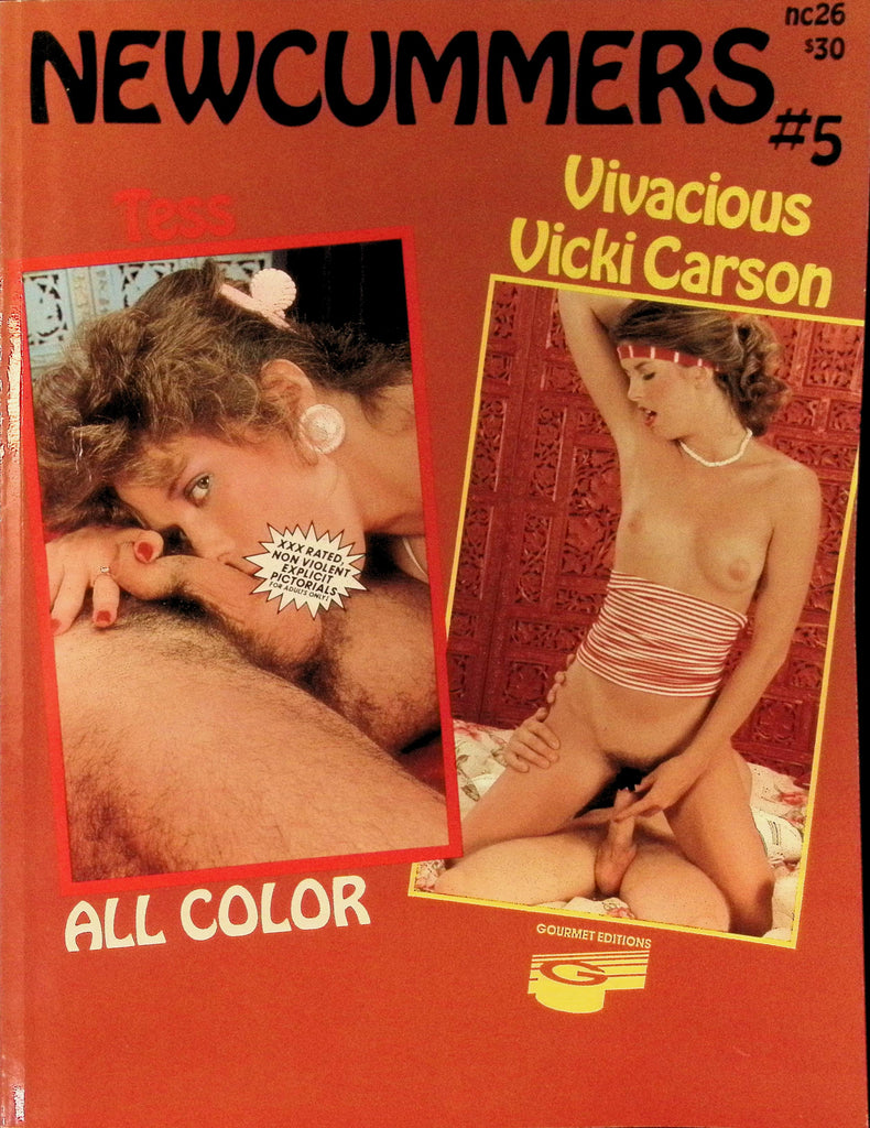 Newcummers #5 Vicki Carson Tess 1986 Gourmet Editions ALL COLOR Magazine 061226AMP