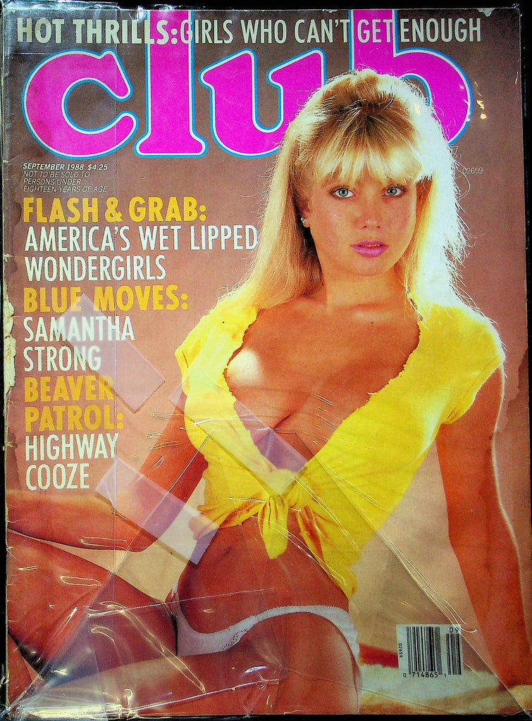 Club Magazine Samantha Strong September 1988 082923RP