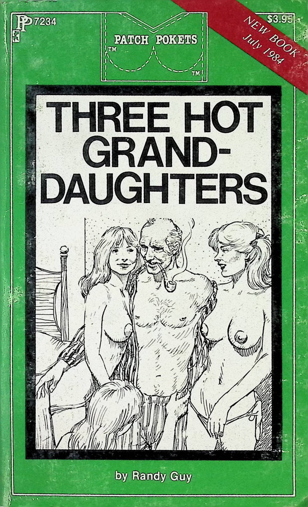Three Hot Granddaughters by Randy Guy PP7234 Patch Pokets Book Adult Paperback Novel-091224AMP