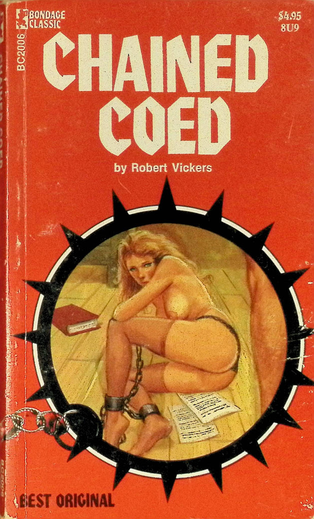 Chained Coed by Robert Vickers BC2006 1979 Bondage Classics Greenleaf Adult Paperback Novel 082725AMP